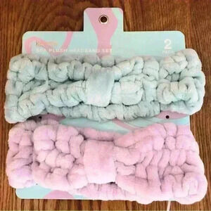 🌈 6/$60, NWOT, Kensie Plush, Spa Headband, Bath Wrap, Purple, Blue